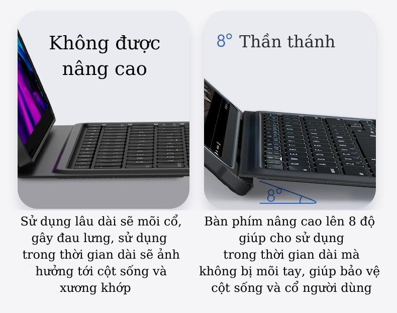 Case/Bao Da Kiêm Bàn Phím Bluetooth Kèm Trackpad Kemile T250 Dành Cho iPad Pro 11 inch 2018-2021, iPad Air 4, iPad Gen 2/3/4/5/6/7/8 (Có Thể Tháo Rời Bàn Phím Khi Không Sử Dụng)