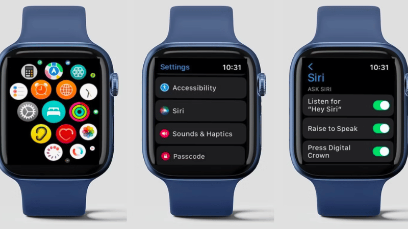 cách khắc phục Siri không hoạt động trên Apple Watch