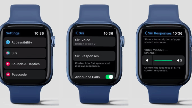 cách khắc phục Siri không hoạt động trên Apple Watch