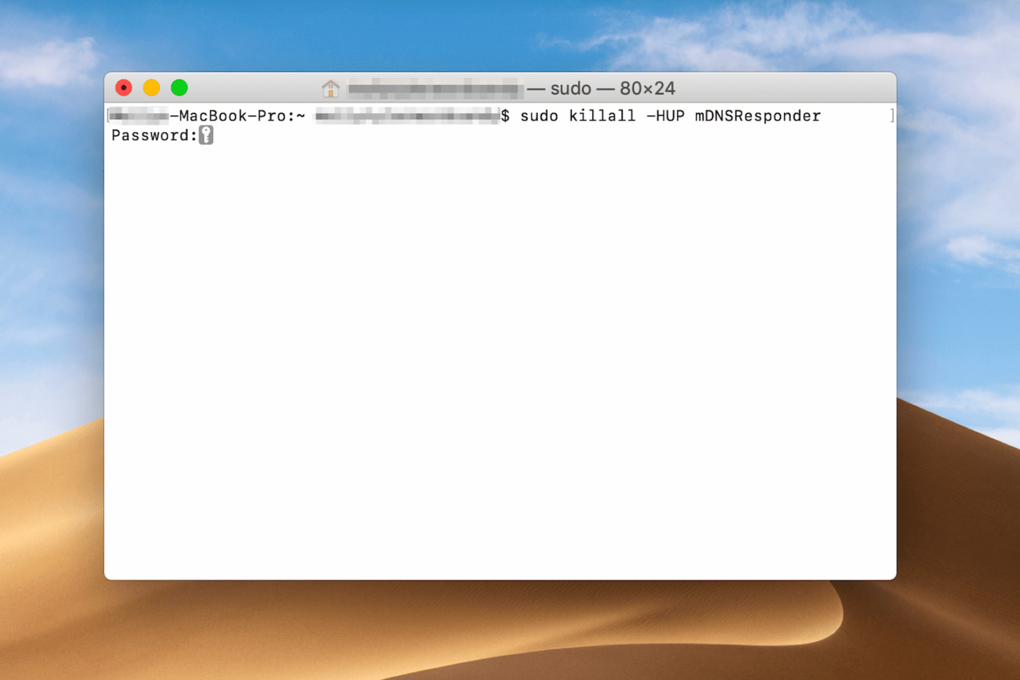 Cách xóa bộ nhớ đệm DNS trên MacBook