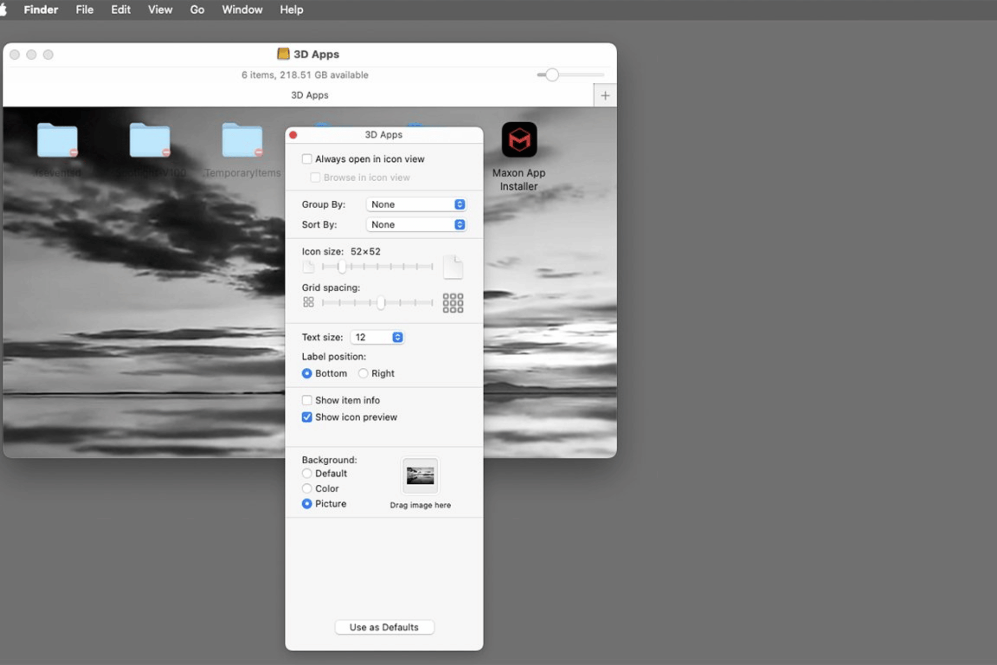 Cách đặt màu nền thư mục trong Finder trên macOS