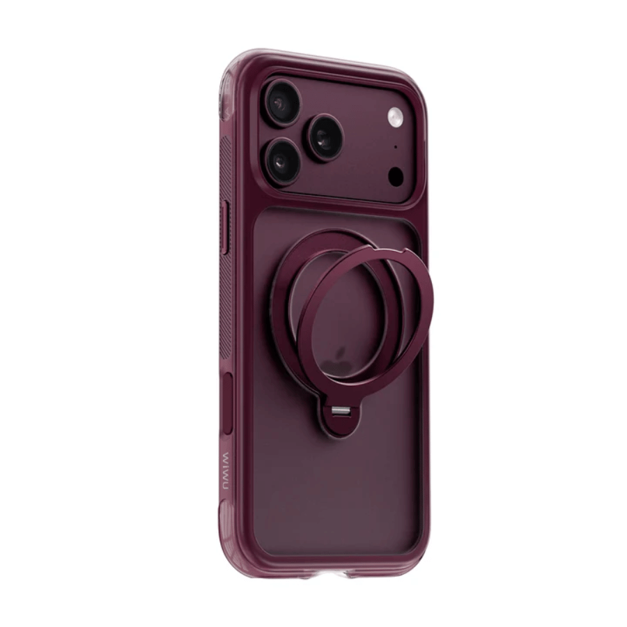 Case / Ốp Lưng iPhone 18/17 Series WiWU AeroShield Ultra MagSafe Chân Đế Xoay 360° - Ảnh 4